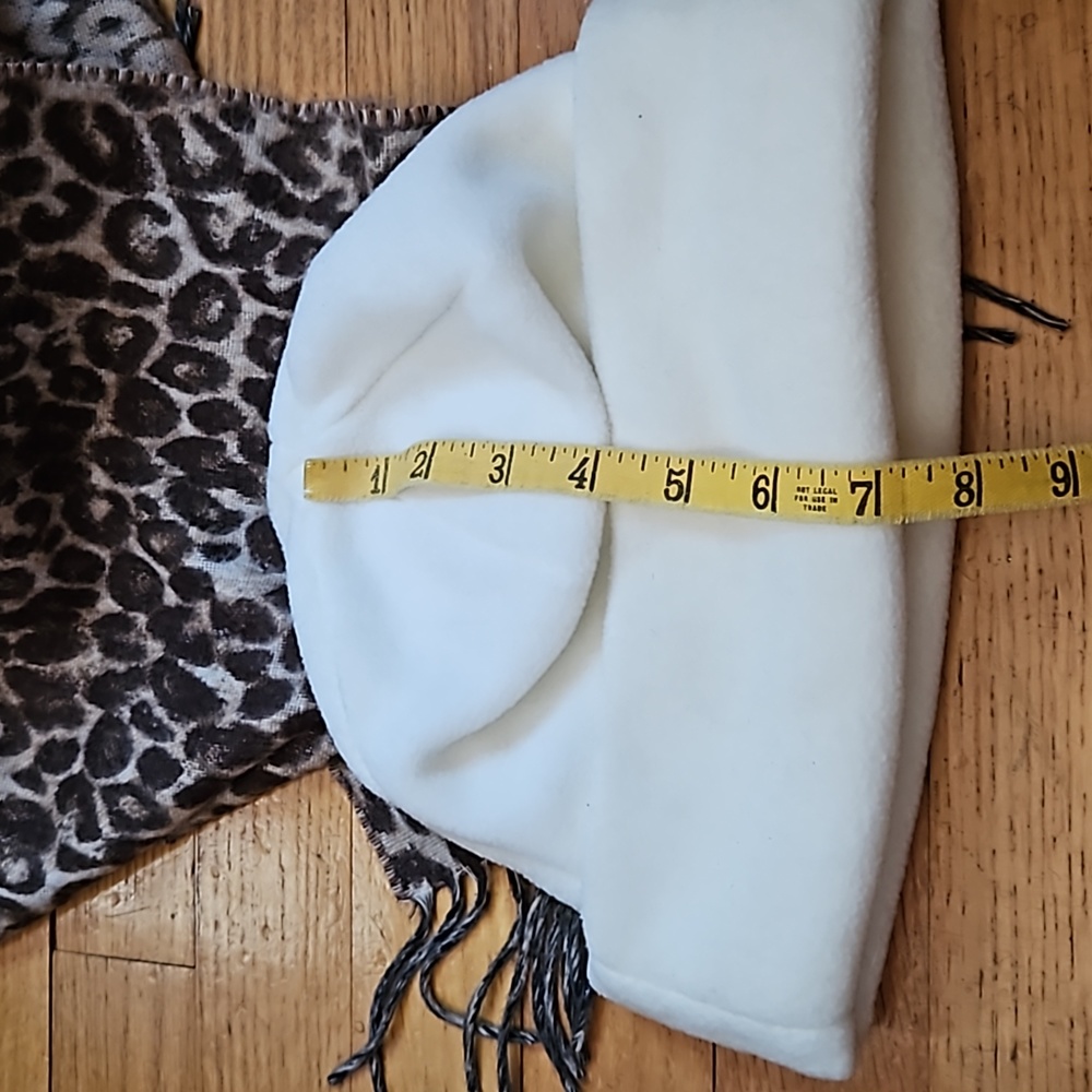 1/2 Price🔻Merona Cheetah Leopard Scarf Unbranded Polar Fleece Cap - Picture 12 of 12